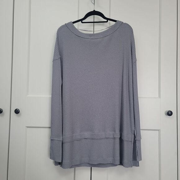 Free People north shore thermal knit tunic top, small - Picture 4 of 8